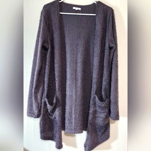 Maurices Polyester Cardigan Silver Grey Super Soft!